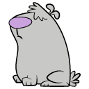 2 Stupid Dogs Little Dog and Big Dog cursor