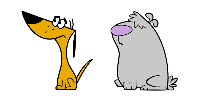 2 Stupid Dogs Little Dog and Big Dog