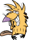 Angry Beavers Norbert and Daggett pointer