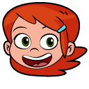 Ben 10 Gwen Tennyson and Cat Print cursor