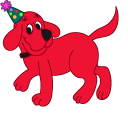 Clifford the Big Red Dog pointer