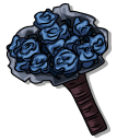 Corpse Bride Emily and her Bouquet of Blue Roses pointer