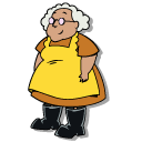 Courage the Cowardly Dog Muriel and a Rolling Pin cursor