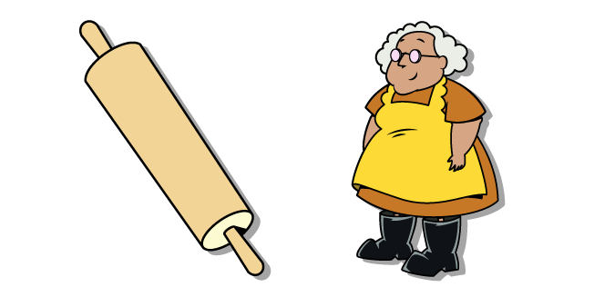Courage the Cowardly Dog Muriel and a Rolling Pin