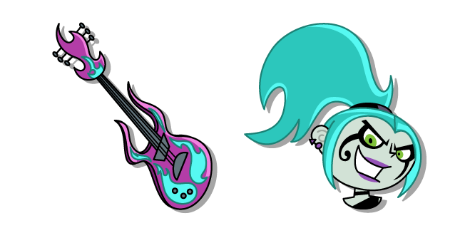 Danny Phantom Ember McLain and Guitar