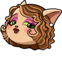 Lackadaisy Mitzi May and Flower cursor