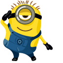 Minions Stuart and Bob pointer