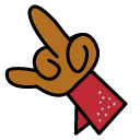 Mucha Lucha Rikochet and Hand pointer