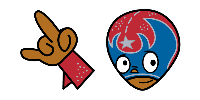 Mucha Lucha Rikochet and Hand