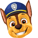 Paw Patrol Chase and Pup Tag cursor