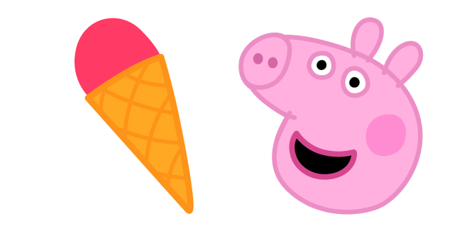 Peppa Pig and Ice Cream