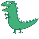 Peppa Pig George and Mr. Dinosaur pointer