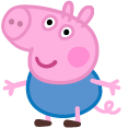 Peppa Pig George and Mr. Dinosaur cursor