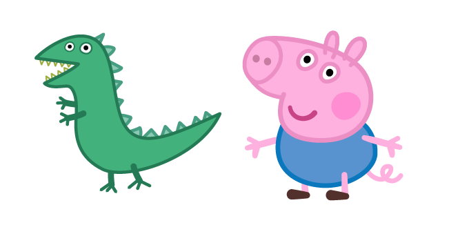 Peppa Pig George and Mr. Dinosaur
