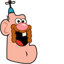 Uncle Grandpa and Belly Bag cursor