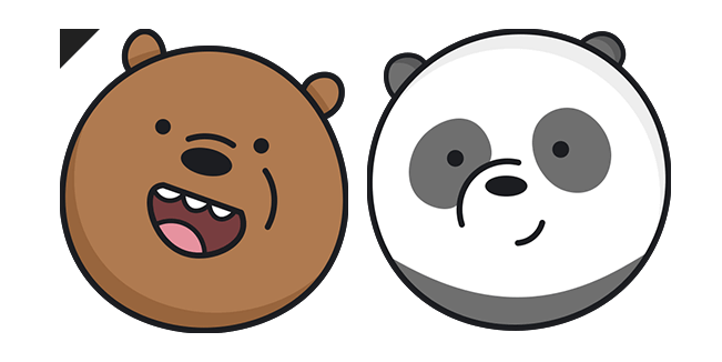 We Bare Bears Grizz and Panda