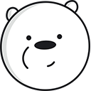 We Bare Bears Ice Bear Fire Axe cursor