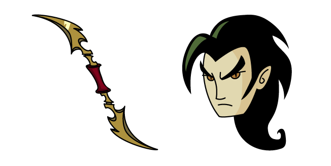 Xiaolin Showdown Chase Young and Kwan-Dao Sword