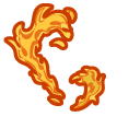 Chibi Demon Slayer Kyojuro Rengoku and Flame pointer