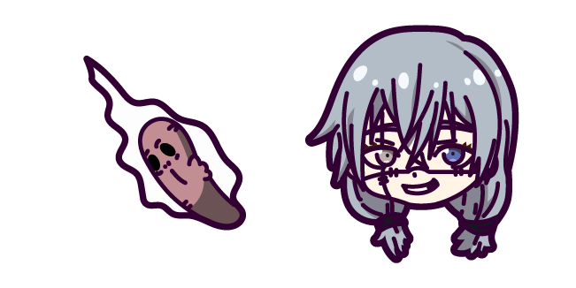 Chibi Jujutsu Kaisen Mahito and Transfigurated Soul