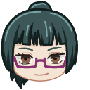 Chibi Jujutsu Kaisen Maki Zenin and Spear cursor