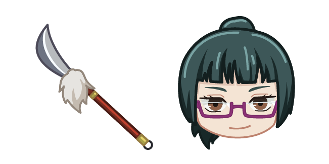 Chibi Jujutsu Kaisen Maki Zenin and Spear