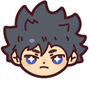 Chibi Jujutsu Kaisen Megumi and White Divine Dog cursor