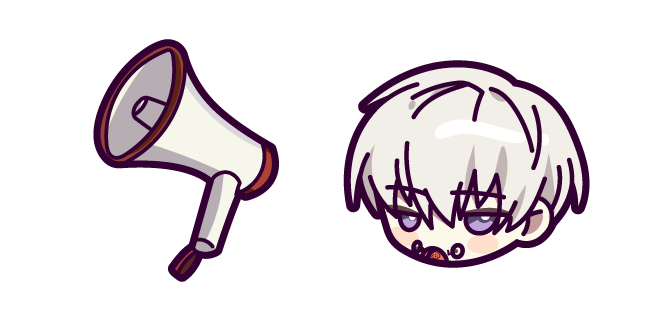 Chibi Jujutsu Kaisen Toge Inumaki and Loudspeaker