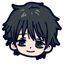 Chibi Jujutsu Kaisen Yuta Okkotsu and Katana cursor