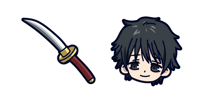 Chibi Jujutsu Kaisen Yuta Okkotsu and Katana