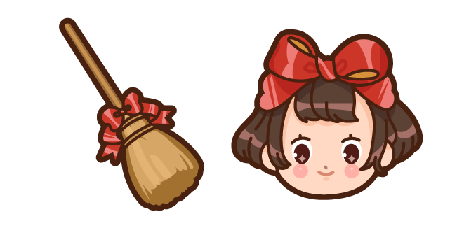 Chibi Kiki's Delivery Service Kiki and Broomstick