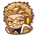 Chibi My Hero Academia Keigo Takami and his Feather Blade cursor