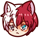 Chibi My Hero Academia Shoto Todoroki cursor