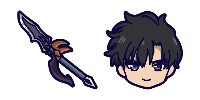Chibi Solo Leveling Sung Jinwoo and Kasaka's Venom Fang
