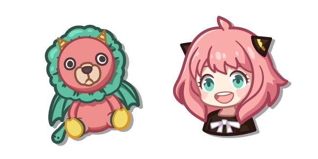 Chibi Spy x Family Anya Forger and Chimera