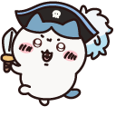 Kawaii Chiikawa Hachiware Pirate cursor