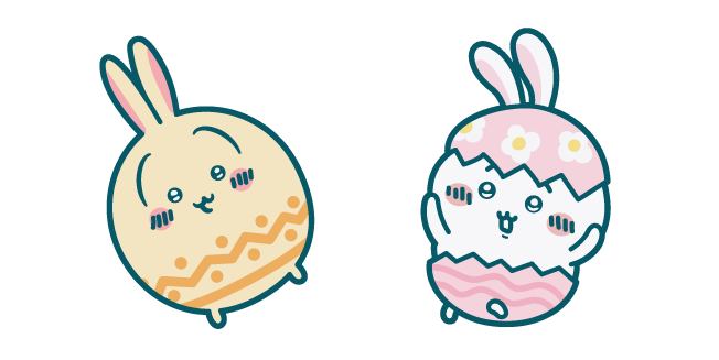 Kawaii Easter Usagi and Chiikawa