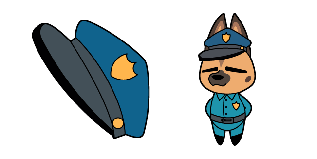 Chikn Nuggit German Shepherd Police Dog