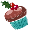 Christmas Aquarelle Cake cursor