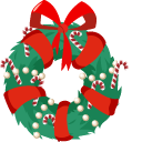 Christmas Bell and Wreath cursor