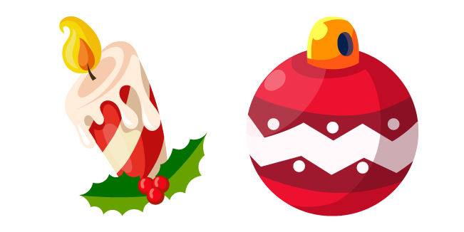 Christmas Candle and Ball