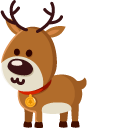 Christmas Deer and Snow Globe pointer