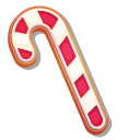 Christmas Gingerbread House and Candy Cane Cookie pointer