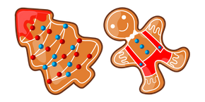 Christmas Gingerbread Tree and Man