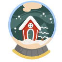 Christmas Lights and Snowball cursor