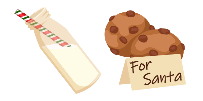 Christmas Milk and Cookie for Santa