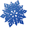 Christmas Snowflake and Snowman pointer