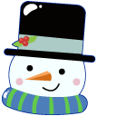 Christmas Snowflake and Snowman cursor