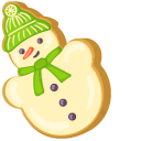 Christmas Snowman Cookie and Snowflake Cookie pointer