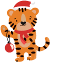 Christmas Tiger pointer